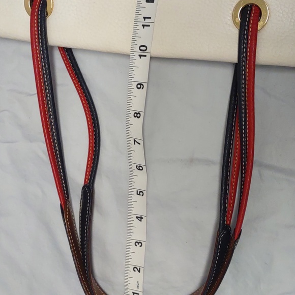 Vintage La Tour Eiffel Pebble Leather Zip Top Shoulder Bag RARE!!! - Picture 14 of 16